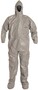 DuPont™ Large Gray Tychem® 6000 Chemical Protective Coveralls (With Respirator Fitting Hood, Elastic Wrists And Ankles)