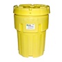 ENPAC 32.75" x 26" x 44" Poly-Overpack® Yellow MDPE 95 Gallon Lockable Containment Overpack Drum