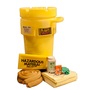 ENPAC 24.5" x 30" x 46" Poly-Overpack® Yellow MDPE 50 Gallon Wheeled Spill Kit