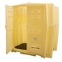 ENPAC 85.5" x 61.5" x 94" Job Hut™ Yellow HDPE XL Spill Containment Shed