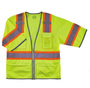 Ergodyne Small/Medium Green GloWear® 8346Z Polyester Mesh Vest