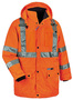 Ergodyne Small Orange GloWear® 8385 300D Oxford Polyester/Thinsulate™ Jacket