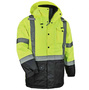 Ergodyne Medium Green GloWear® 8384 300D Oxford Polyester/Polyurethane Jacket