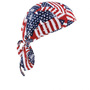 Ergodyne Red, White And Blue Chill-Its® 6615 Polyester Hat