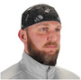 Ergodyne Black And White Chill-Its® 6630 Polyester/Terry Hat