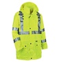 Ergodyne Medium Lime GloWear® 8365 Polyester Rain Jacket