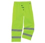 Ergodyne Medium Lime GloWear® 8915 Polyester Rain Pants