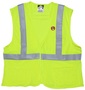 MCR Safety Large Hi-Viz Yellow Flame Resistant Mesh Modacrylic / Aramid Vest