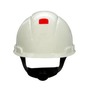 3M™ White SecureFit™ H-701SFR-UV HDPE Cap Style Hard Hat With 4 Point Ratchet Suspension