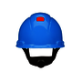 3M™ Blue SecureFit™ H-703SFR-UV HDPE Cap Style Hard Hat With 4 Point Ratchet Suspension