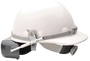 Honeywell White Fibre-Metal® E2 Thermoplastic Cap Style Hard Hat With Ratchet/8 Point Ratchet Suspension