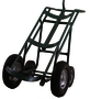 Harper™ Series 600 870 lb Cylinder Truck With 16" X 4" Pneumatic Wheels And Hook Handle (For Universal Liquid Gas Cylinders Up to 20" Diameter)