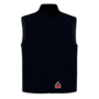 Bulwark® Large Regular Navy Blue Nomex Aramid/Kevlar Aramid Flame Resistant Vest With Snap Front Closure