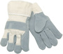 Memphis Glove Large White And Natural Select Shoulder White Canvas Palm Gloves With Canvas Back And Safety Cuff