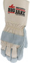 Memphis Glove X-Large Gray Split Leather Palm Gloves With Canvas Back And Gauntlet Cuff