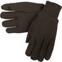 Memphis Glove Brown Large 8 Ounce Cotton/Polyester General Purpose Gloves With Knit Wrist Cuff