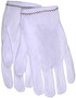 MCR Safety Medium White Medium Weight Nylon Inspection Gloves With Hemmed Cuff