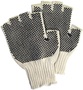 Memphis Glove Natural Small Cotton/Polyester General Purpose Gloves With Knit Wrist Cuff
