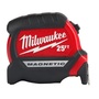 Milwaukee® 1" X 25' Black, Red And Yellow Magnetic Tape Measure