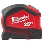 Milwaukee® 1.88" X 25' Black, Red And Yellow Auto-Lock Tape Measure