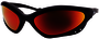 Miller® Arc Armor™ Black Safety Glasses With Orange/Shade 3 Shatterproof/Anti-Scratch Lens