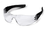 Miller® Classic Black Safety Glasses With Clear Anti-Fog/Shatterproof Lens