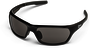 Miller® Slag™ Black Safety Glasses With Gray Anti-Fog/Shatterproof Lens