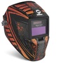 Miller® Classic Series Hex™ Black/Orange Welding Helmet With 6 sq in Variable Shades 45517 Auto Darkening Lens