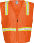 Kishigo 4X Hi-Viz Orange Polyester Vest