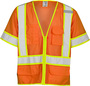 Kishigo Large Hi-Viz Orange Polyester Vest