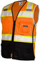 Kishigo Large Hi-Viz Orange Polyester Vest