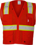 Kishigo Large - X - Large Red Polyester Enhanced Visibility Multi-Pocket Vest
