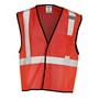Kishigo 4X - 5X Red Mesh Polyester Enhanced Visibility Vest