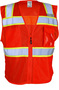 Kishigo Large/X-Large Red And Green Polyester Vest