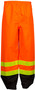 Kishigo Small - Medium Hi-Viz Orange And Black Polyester Rain Pants