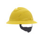 MSA Yellow V-Gard® HDPE Cap Style Hard Hat With Ratchet Suspension