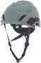 MSA Gray V-Gard® H1 HDPE Cap Style Climbing Helmet With Fas Trac® Ratchet Suspension