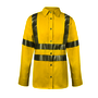National Safety Apparel Women's 2X Regular Hi-Viz Yellow 6.5 Oz. Westex® DH Work Shirt