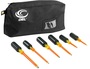 OEL Orange/Yellow Steel And Rubber 6 Piece Screwdriver Tool Kit