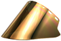 Paulson™ Model 2119880 10" X 20" X .06" Gold Polycarbonate Faceshield