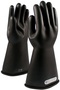 Protective Industrial Products Size 7 Black NOVAX® Rubber Class 1 Linesmens Gloves