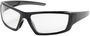 Protective Industrial Products Sunburst™ Black Safety Glasses With Clear Anti-Scratch/Anti-Fog Lens