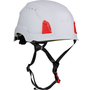 Protective Industrial Products White Traverse™ ABS Vented Micro Brim Climbing Helmet With Wheel Ratchet Suspension And MIPS Technology
