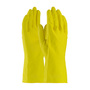 Protective Industrial Products Medium Yellow Assurance® Flock Lined 21 mil Unsupported Latex Chemical Resistant Gloves