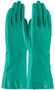 Protective Industrial Products X-Large Green Assurance® Flock Lined 15 mil Unsupported Nitrile Chemical Resistant Gloves
