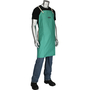 Protective Industrial Products 24" X 42" Green Cotton Flame Resistant Apron With Adjustable Strap Closure