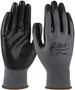 Protective Industrial Products 2X G-Tek® PosiGrip® 13 Gauge Black Nitrile Palm And Finger Coated Work Gloves With Gray Polyester Liner And Knit Wrist