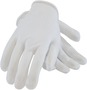 Protective Industrial Products Large White CleanTeam® Light Weight Nylon Inspection Gloves With Rolled Hem Cuff