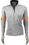 Tuff-N-Lite® X-Large Gray High Performance Polyethylene Yarn A6 - A8 ANSI Level Cut Resistant Pullover With Zipper Closure