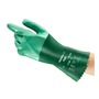 Ansell Size 8 Green AlphaTec 08-352 Interlock Cotton Chemical Resistant Gloves